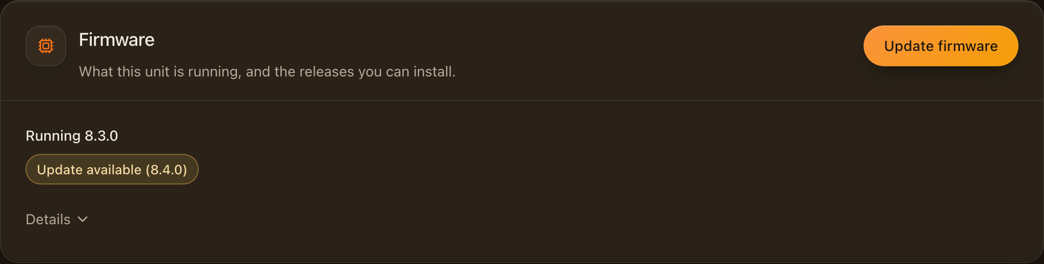 Open firmware on Support
