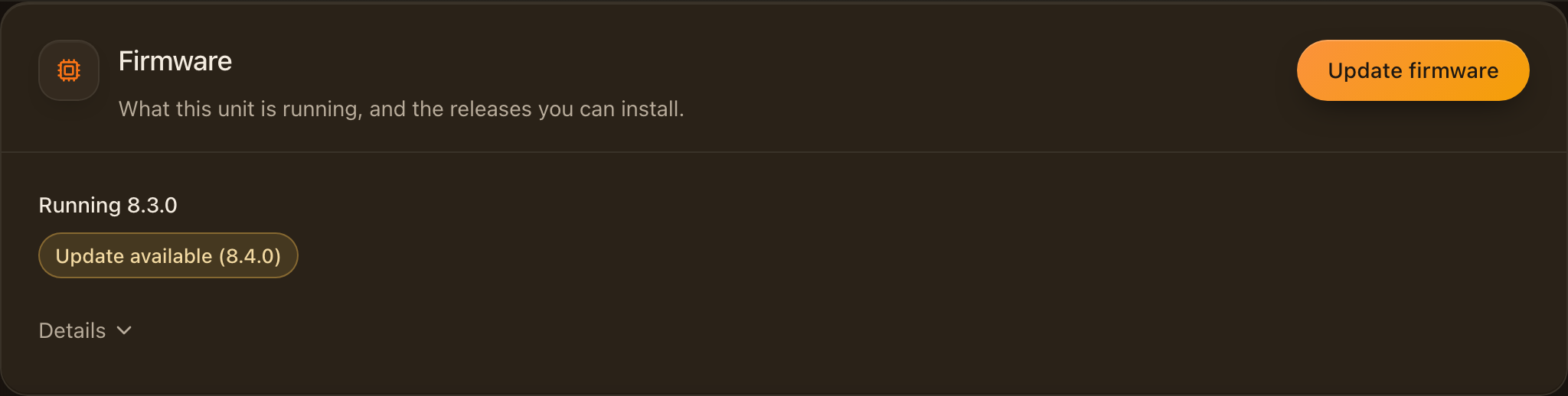 Open firmware on Support