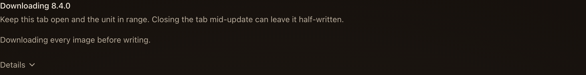 Wait while images download