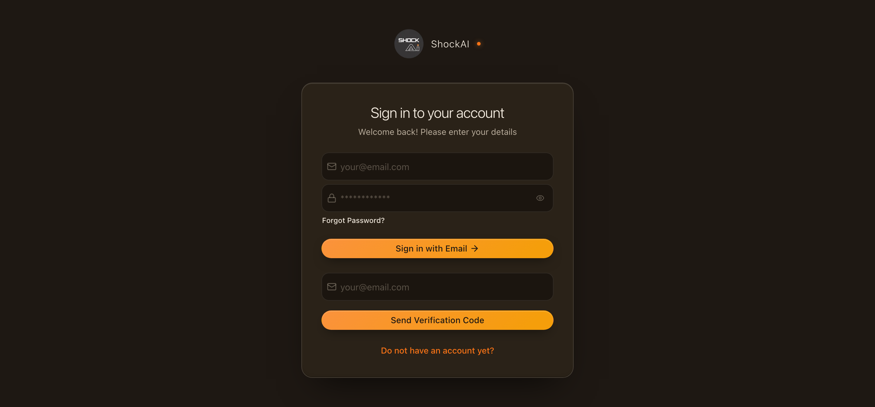 Open the sign-in page