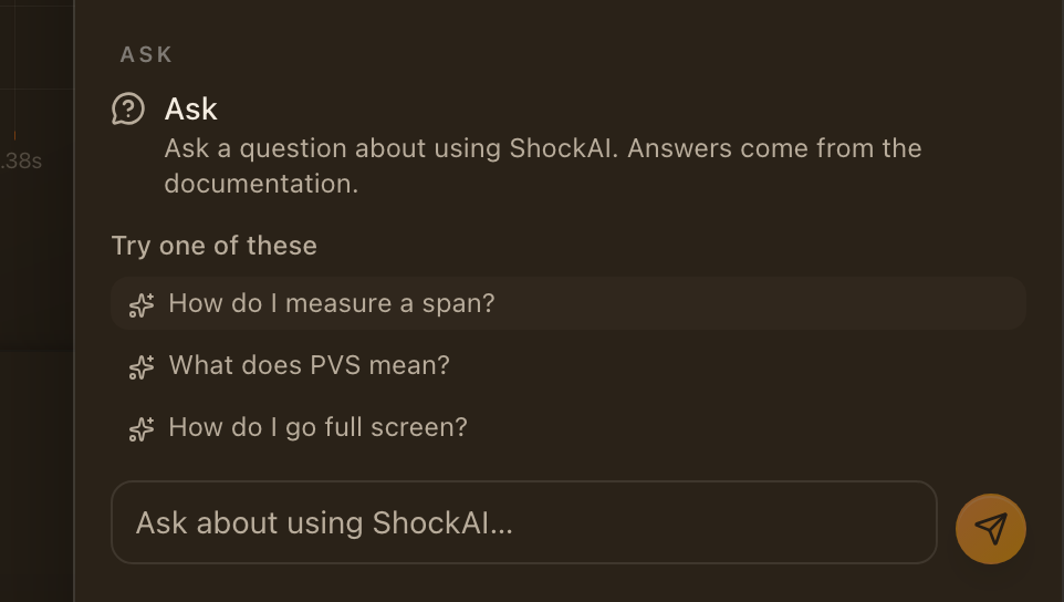 The Ask section of the Help hub
